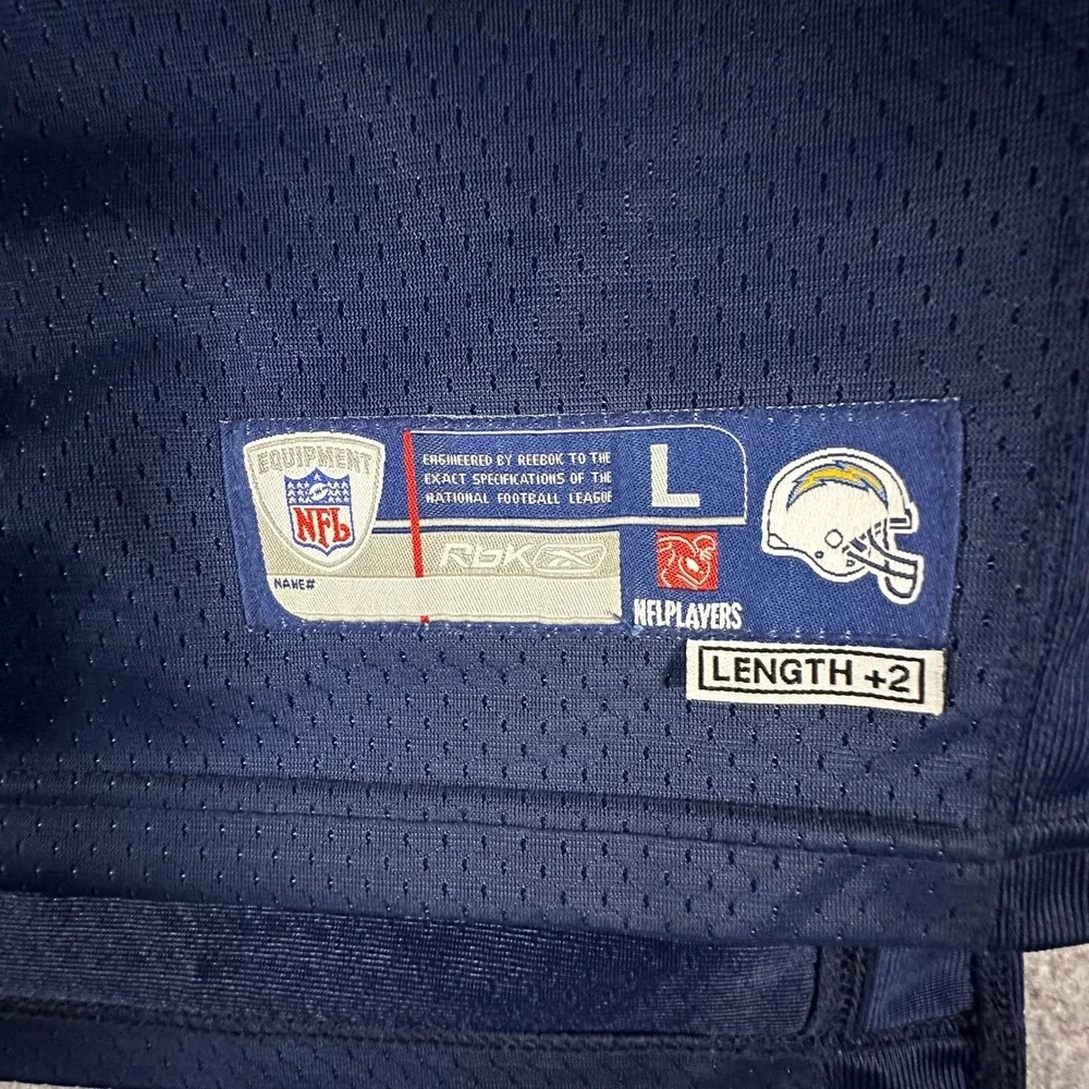 Reebok NFL Chargers Jersey Youth Large Navy LaDainian Tomlinson 21 Stitched